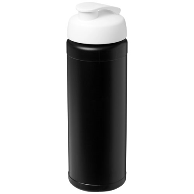 Picture of BASELINE® PLUS 750 ML FLIP LID SPORTS BOTTLE in Solid Black & White