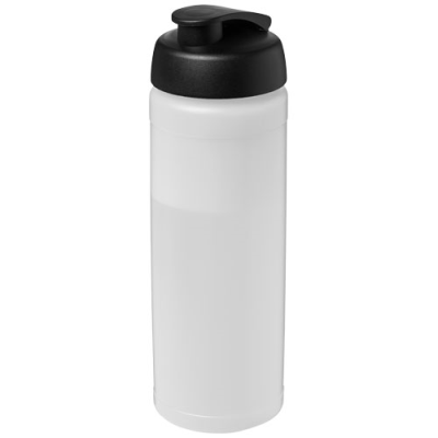 Picture of BASELINE® PLUS 750 ML FLIP LID SPORTS BOTTLE in Clear Transparent & Solid Black.