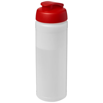 Picture of BASELINE® PLUS 750 ML FLIP LID SPORTS BOTTLE in Clear Transparent & Red.