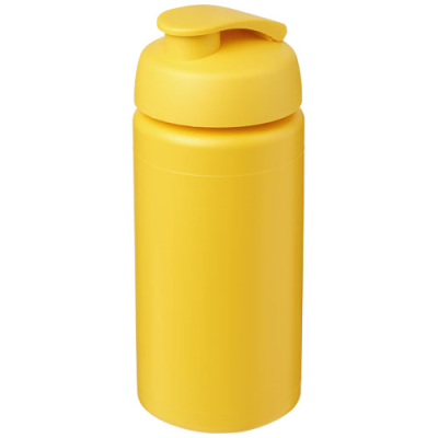 Picture of BASELINE® PLUS GRIP 500 ML FLIP LID SPORTS BOTTLE in Yellow.