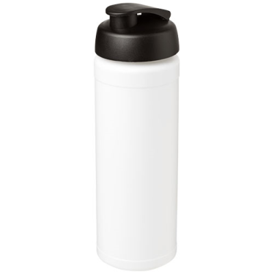 Picture of BASELINE® PLUS GRIP 750 ML FLIP LID SPORTS BOTTLE in White & Solid Black