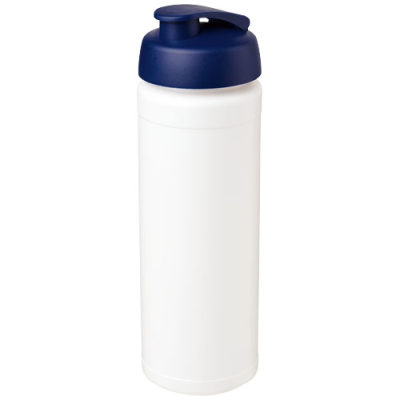 Picture of BASELINE® PLUS GRIP 750 ML FLIP LID SPORTS BOTTLE in White & Blue.