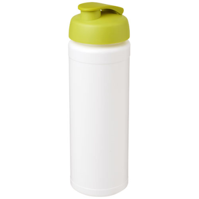 Picture of BASELINE® PLUS GRIP 750 ML FLIP LID SPORTS BOTTLE in White & Lime