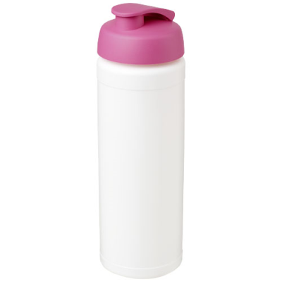 Picture of BASELINE® PLUS GRIP 750 ML FLIP LID SPORTS BOTTLE in White & Pink.