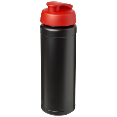 Picture of BASELINE® PLUS GRIP 750 ML FLIP LID SPORTS BOTTLE in Solid Black & Red.