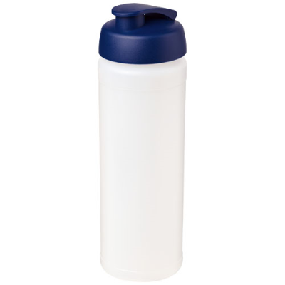 Picture of BASELINE® PLUS GRIP 750 ML FLIP LID SPORTS BOTTLE in Clear Transparent & Blue.