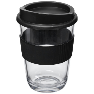 Picture of AMERICANO® CORTADO 300 ML TUMBLER with Grip in Solid Black.