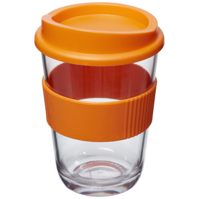 Picture of AMERICANO® CORTADO 300 ML TUMBLER with Grip in Orange.