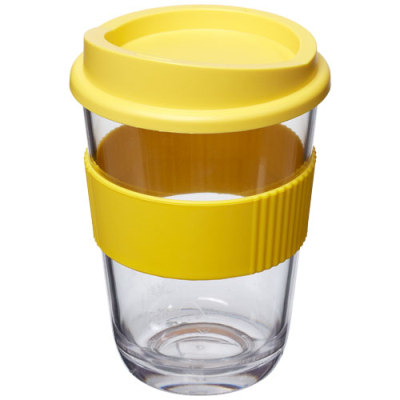 Picture of AMERICANO® CORTADO 300 ML TUMBLER with Grip in Yellow.