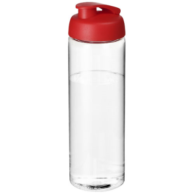 Picture of H2O ACTIVE® VIBE 850 ML FLIP LID SPORTS BOTTLE in Clear Transparent & Red
