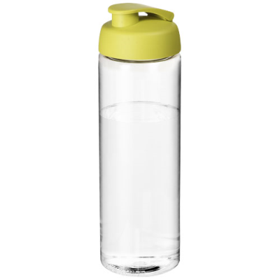 Picture of H2O ACTIVE® VIBE 850 ML FLIP LID SPORTS BOTTLE in Clear Transparent & Lime