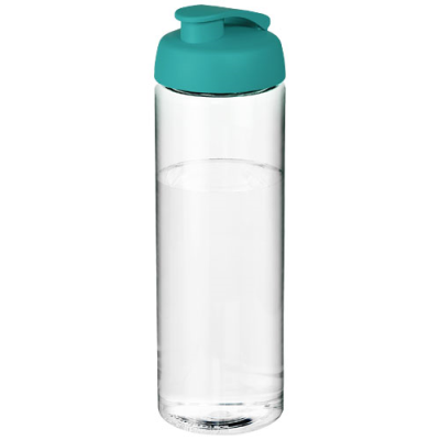 Picture of H2O ACTIVE® VIBE 850 ML FLIP LID SPORTS BOTTLE in Clear Transparent & Aqua Blue