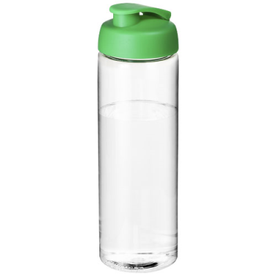 Picture of H2O ACTIVE® VIBE 850 ML FLIP LID SPORTS BOTTLE in Clear Transparent & Green