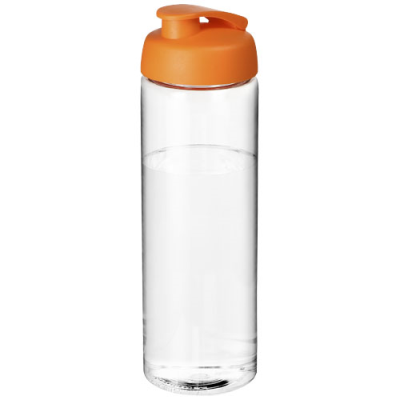 Picture of H2O ACTIVE® VIBE 850 ML FLIP LID SPORTS BOTTLE in Clear Transparent & Orange