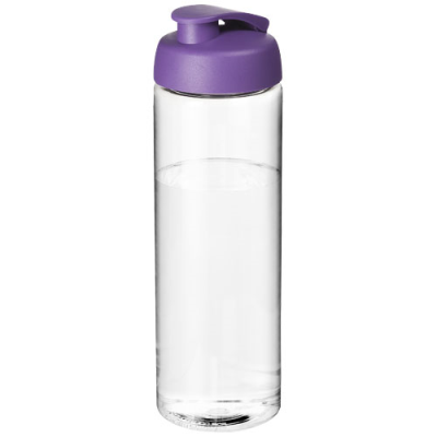 Picture of H2O ACTIVE® VIBE 850 ML FLIP LID SPORTS BOTTLE in Clear Transparent & Purple