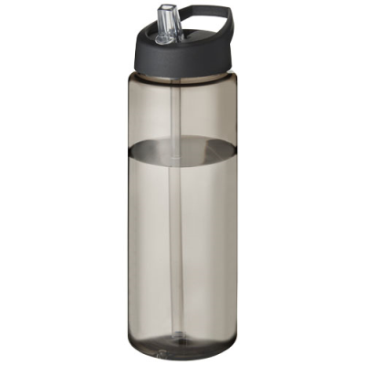 Picture of H2O ACTIVE® VIBE 850 ML SPOUT LID SPORTS BOTTLE in Charcoal & Solid Black