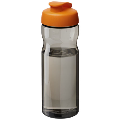 Picture of H2O ACTIVE® ECO BASE 650 ML FLIP LID SPORTS BOTTLE in Charcoal & Orange.