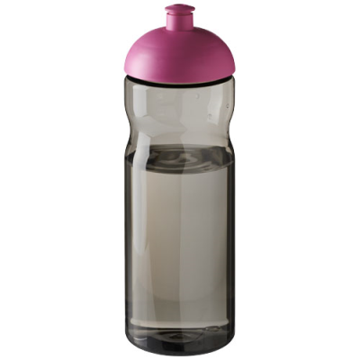 Picture of H2O ACTIVE® ECO BASE 650 ML DOME LID SPORTS BOTTLE in Charcoal & Magenta.