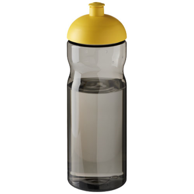 Picture of H2O ACTIVE® ECO BASE 650 ML DOME LID SPORTS BOTTLE in Charcoal & Yellow.