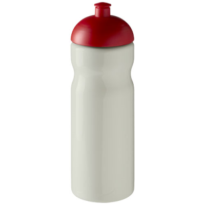 Picture of H2O ACTIVE® ECO BASE 650 ML DOME LID SPORTS BOTTLE in Ivory White & Red