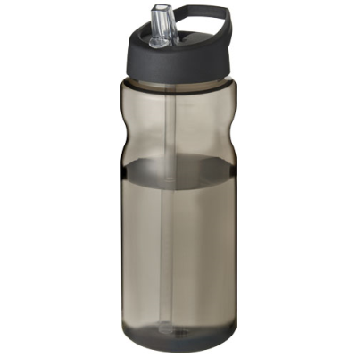 Picture of H2O ACTIVE® ECO BASE 650 ML SPOUT LID SPORTS BOTTLE in Charcoal & Solid Black.