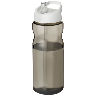 Picture of H2O ACTIVE® ECO BASE 650 ML SPOUT LID SPORTS BOTTLE in Charcoal & White