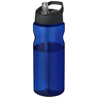 Picture of H2O ACTIVE® ECO BASE 650 ML SPOUT LID SPORTS BOTTLE in Blue & Solid Black.