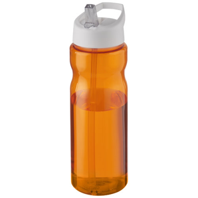 Picture of H2O ACTIVE® ECO BASE 650 ML SPOUT LID SPORTS BOTTLE in Orange & White.