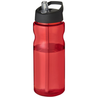 Picture of H2O ACTIVE® ECO BASE 650 ML SPOUT LID SPORTS BOTTLE in Red & Solid Black