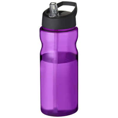 Picture of H2O ACTIVE® ECO BASE 650 ML SPOUT LID SPORTS BOTTLE in Purple & Solid Black