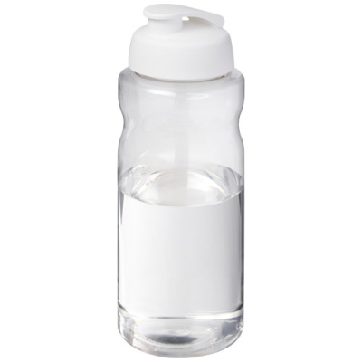 Picture of H2O ACTIVE® BIG BASE 1 LITRE FLIP LID SPORTS BOTTLE in White.