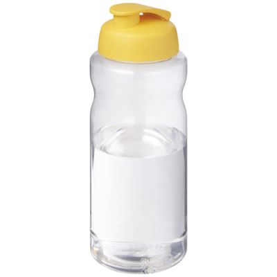 Picture of H2O ACTIVE® BIG BASE 1 LITRE FLIP LID SPORTS BOTTLE in Yellow