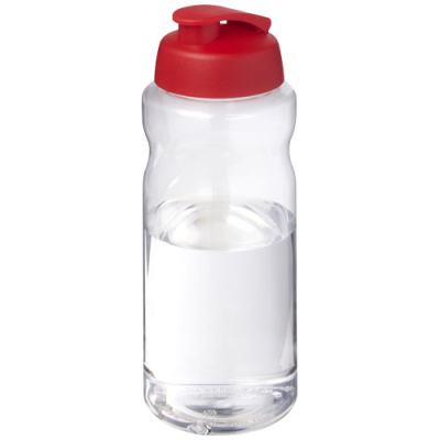 Picture of H2O ACTIVE® BIG BASE 1 LITRE FLIP LID SPORTS BOTTLE in Red.