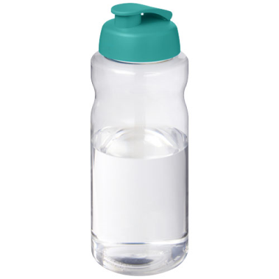 Picture of H2O ACTIVE® BIG BASE 1 LITRE FLIP LID SPORTS BOTTLE in Aqua