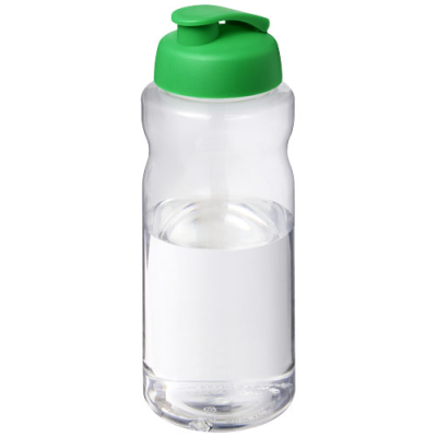 Picture of H2O ACTIVE® BIG BASE 1 LITRE FLIP LID SPORTS BOTTLE in Green