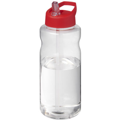 Picture of H2O ACTIVE® BIG BASE 1 LITRE SPOUT LID SPORTS BOTTLE in Red