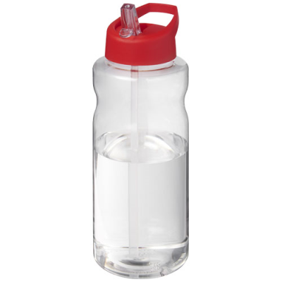 Picture of H2O ACTIVE® BIG BASE 1 LITRE SPOUT LID SPORTS BOTTLE in Red.