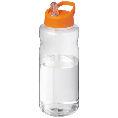 Picture of H2O ACTIVE® BIG BASE 1 LITRE SPOUT LID SPORTS BOTTLE in Orange.