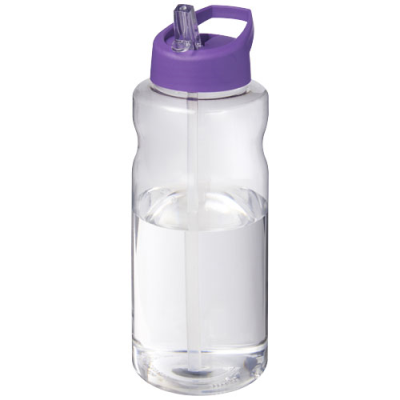 Picture of H2O ACTIVE® BIG BASE 1 LITRE SPOUT LID SPORTS BOTTLE in Purple.