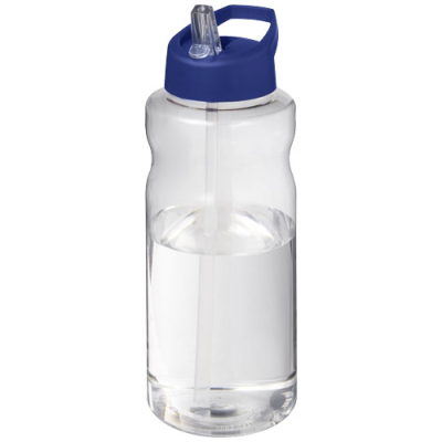 Picture of H2O ACTIVE® BIG BASE 1 LITRE SPOUT LID SPORTS BOTTLE in Blue.