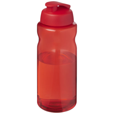 Picture of H2O ACTIVE® ECO BIG BASE 1 LITRE FLIP LID SPORTS BOTTLE in Red & Red