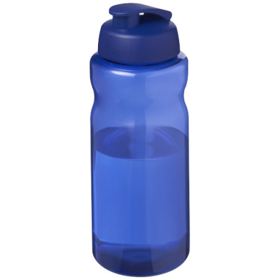 Picture of H2O ACTIVE® ECO BIG BASE 1 LITRE FLIP LID SPORTS BOTTLE in Blue & Blue.