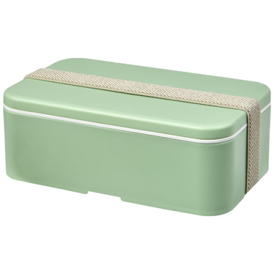 Picture of MIYO RENEW SINGLE LAYER LUNCH BOX in Seaglass Green & Pebble Grey.