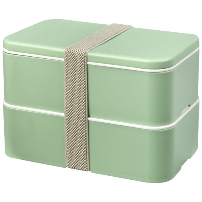 Picture of MIYO RENEW DOUBLE LAYER LUNCH BOX in Seaglass Green & Pebble Grey & Seaglass Green