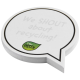 Picture of STICKY-MATE® SPEECH BUBBLE-SHAPED RECYCLED STICKY NOTES