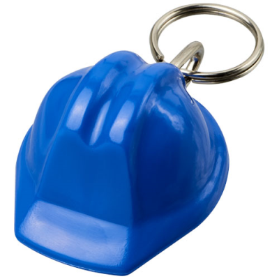 Picture of KOLT HARD HAT-SHAPED RECYCLED KEYRING CHAIN in Blue