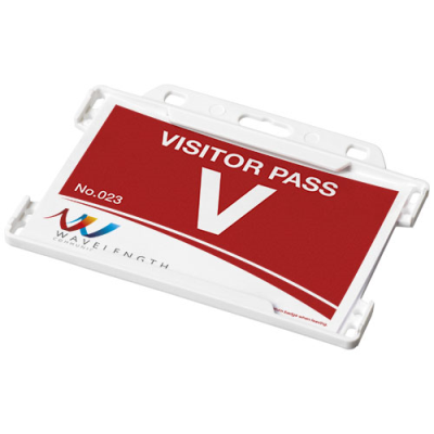 Picture of VEGA RECYCLED PLASTIC CARD HOLDER in White