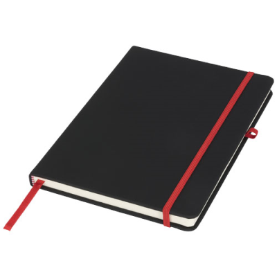 Picture of NOIR MEDIUM NOTE BOOK in Solid Black & Red