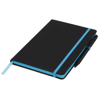 Picture of NOIR EDGE MEDIUM NOTE BOOK in Solid Black & Blue