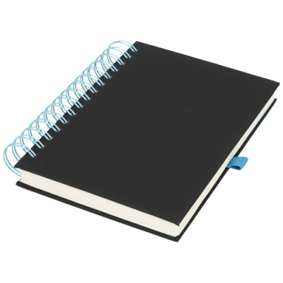 Picture of WIRO JOURNAL in Solid Black & Blue.